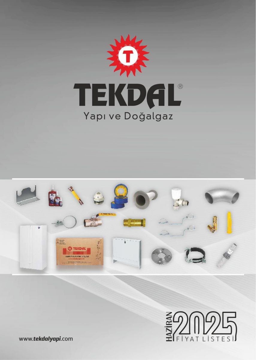 Tekdal Yapı ve Doğalgaz Fiyat Listesi