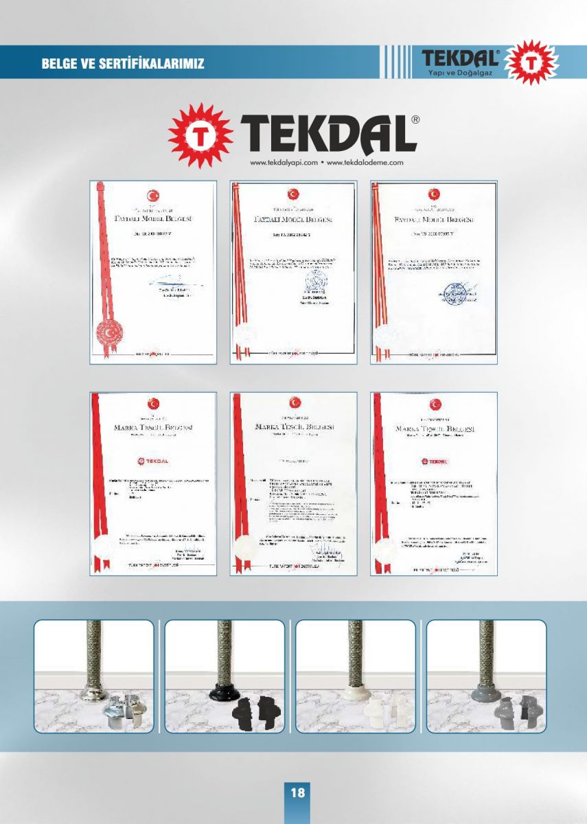 Tekdal Yapı ve Doğalgaz Fiyat Listesi