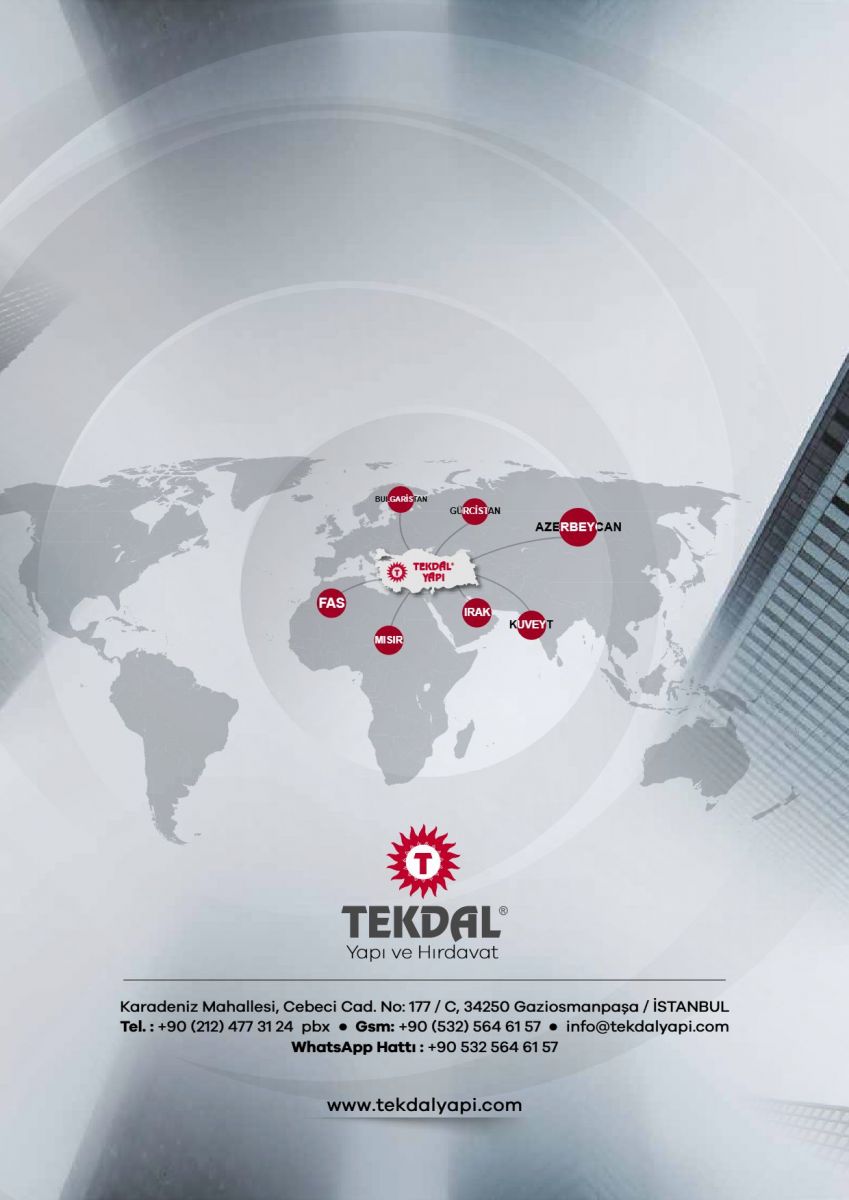 Tekdal Yapı ve Hırdavat Fiyat Listesi